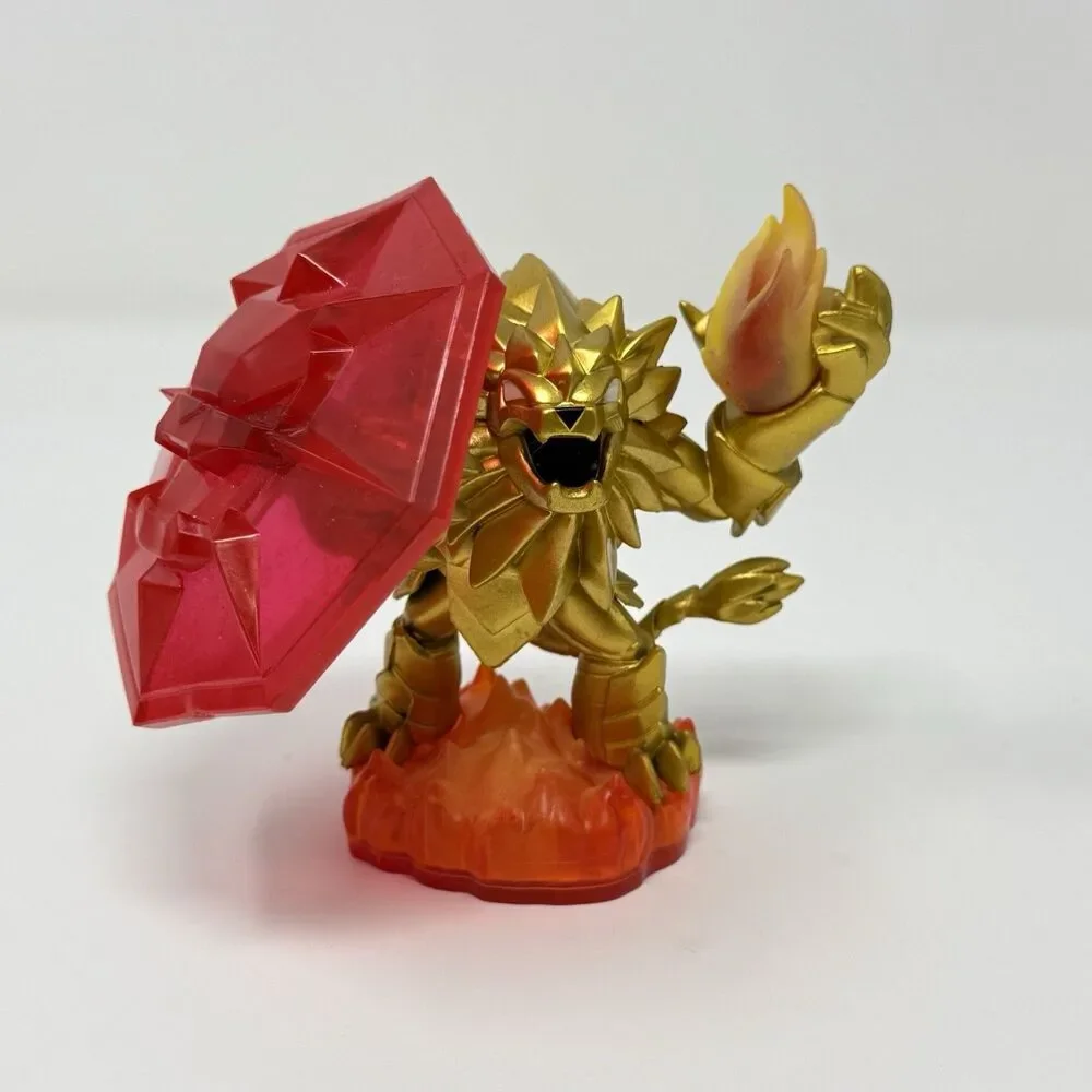 Skylanders Trap Team Wildfire Gold Lion Red Shield Figure 84993888